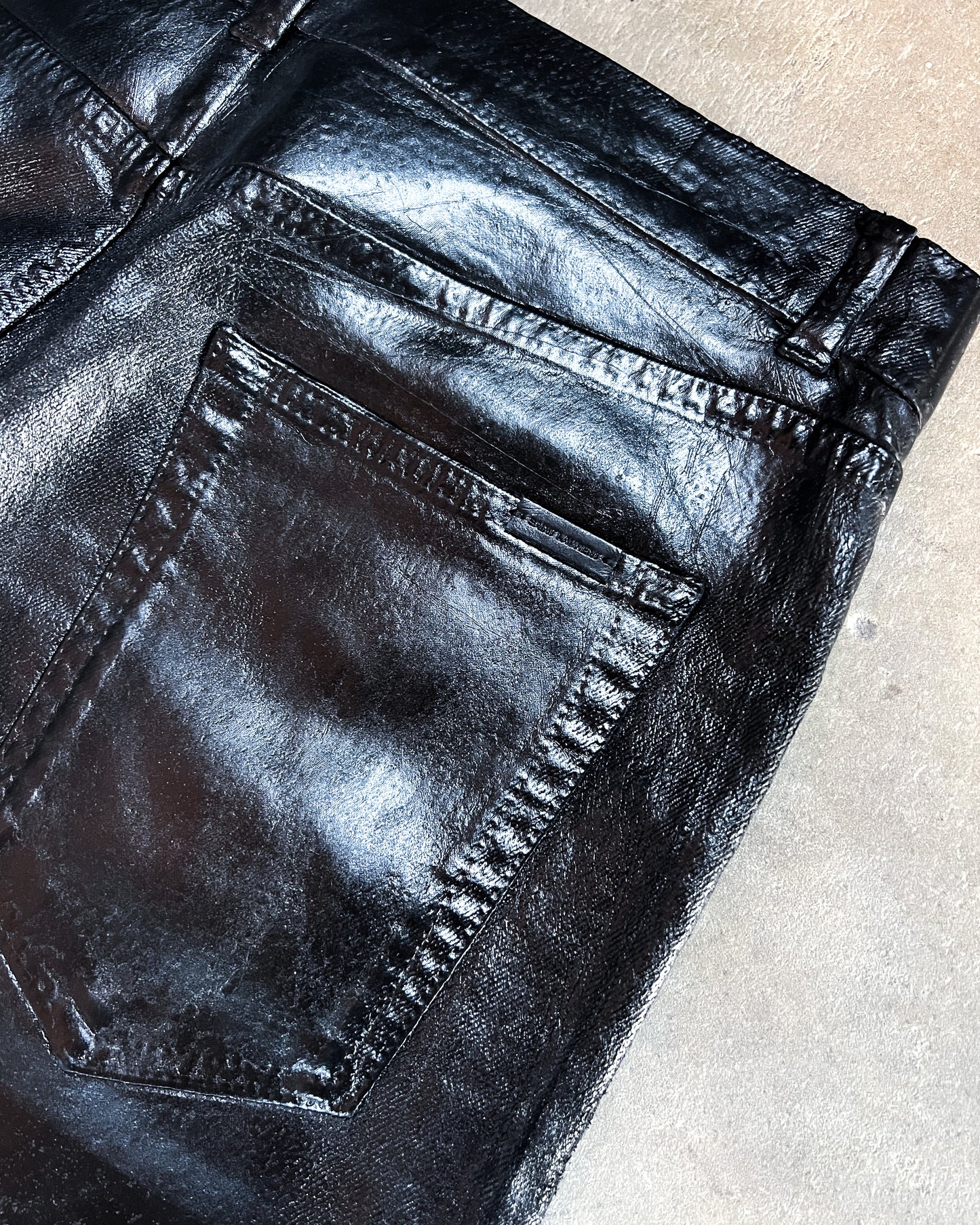 OIL COATED D24 DENIM BY ANTHONY VACCARELLO