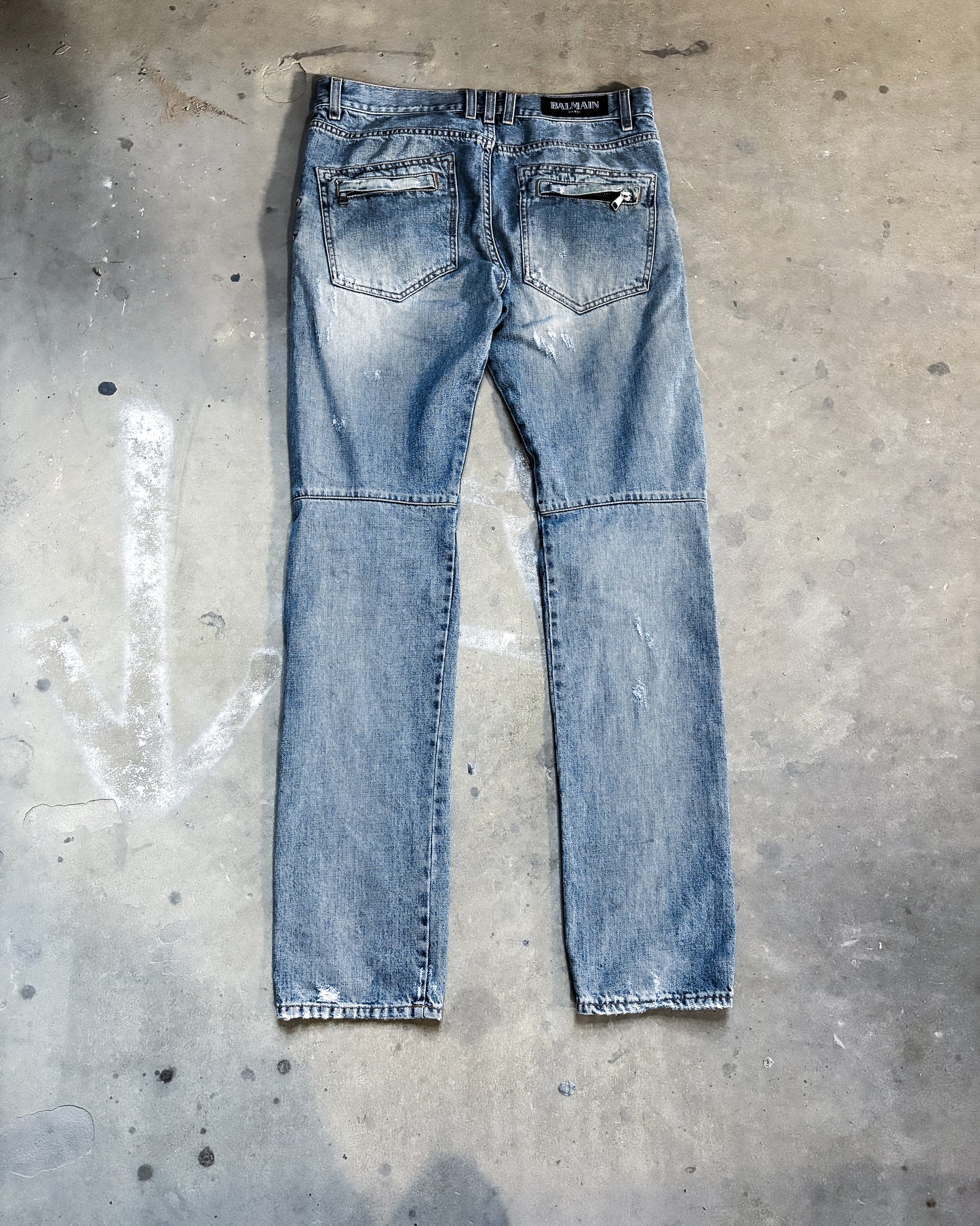 S/S15 FOUR ZIP BIKER DENIM