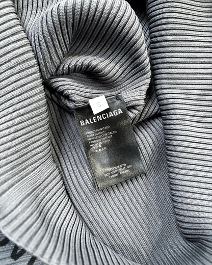 F/W18 LOGO RIBBED SWEATER