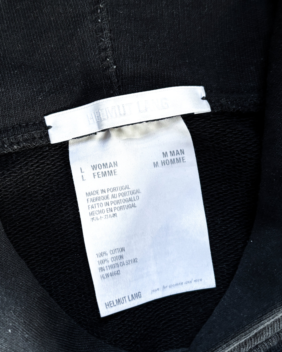 REFLECTIVE LOGO HOODIE