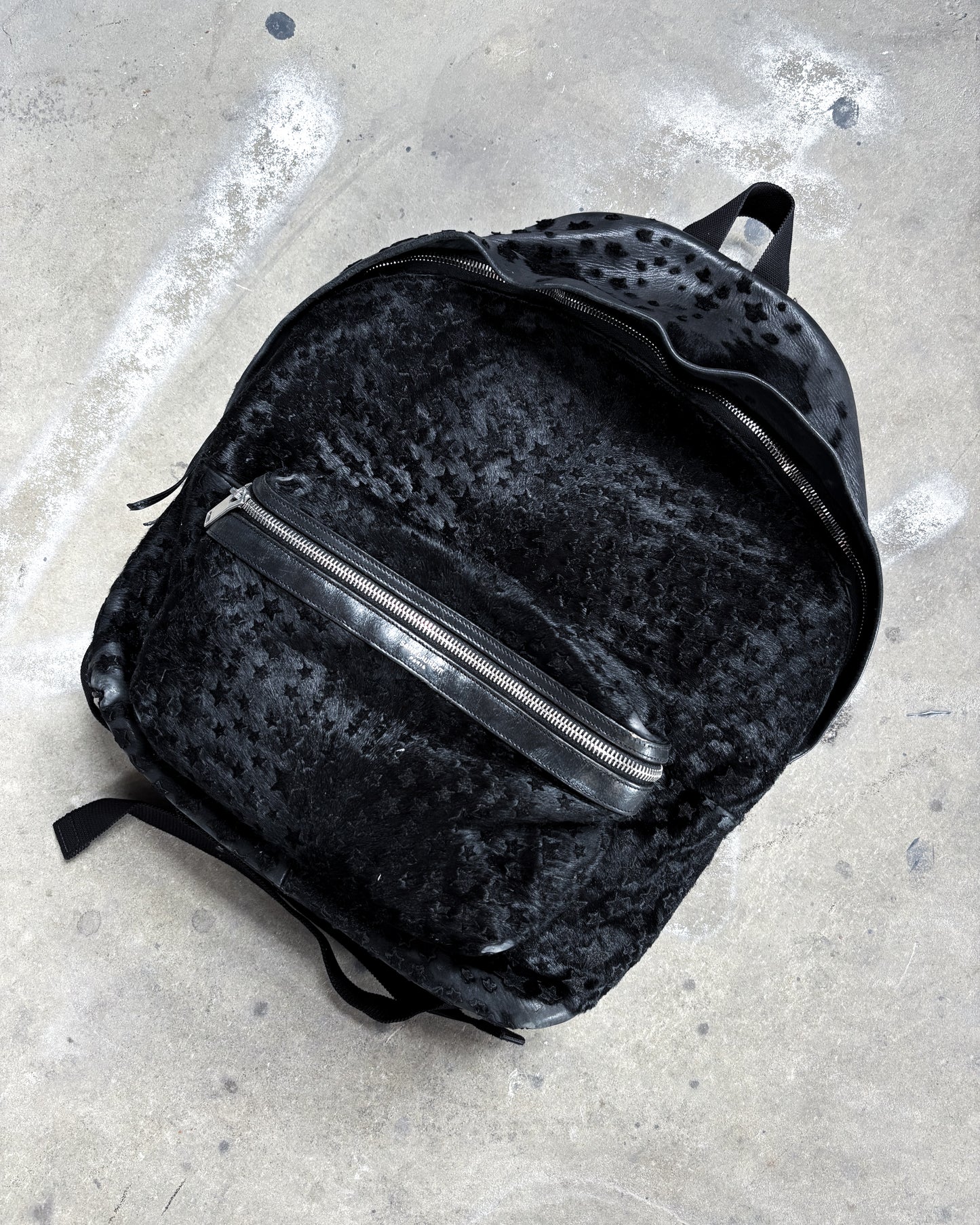 S/S16 PONYHAIR STAR BACKPACK