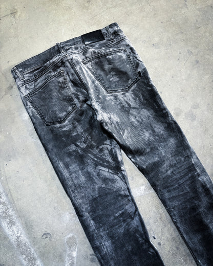 S/S16 BLACK PAINTED SLIM DENIM BY ALEXANDER WANG