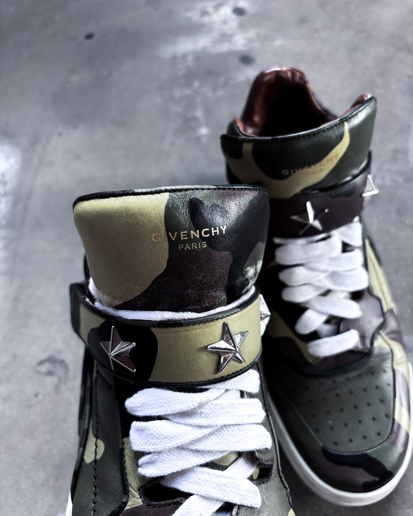 GREEN CAMO TYSON MID TOPS