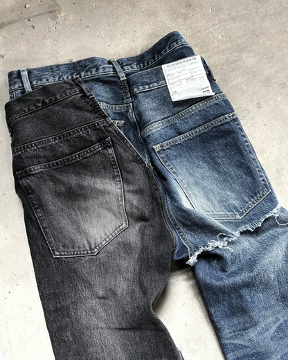 AW20 HYBRID SPLIT DISTRESSED DENIM