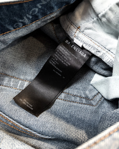 F/W22 MONOGRAM BAGGY DENIM