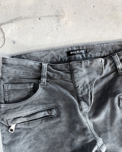 GREY MOLESKIN BIKERS BY DECARNIN