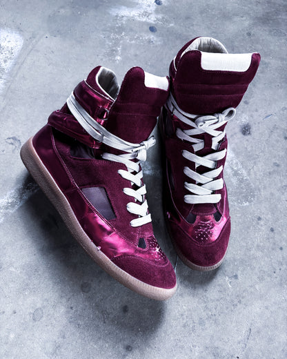 S/S15 METALLIC CUTOUT HIGH TOPS