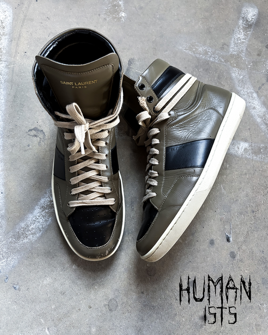 KHAKI HIGH TOP SL10H SNEAKERS