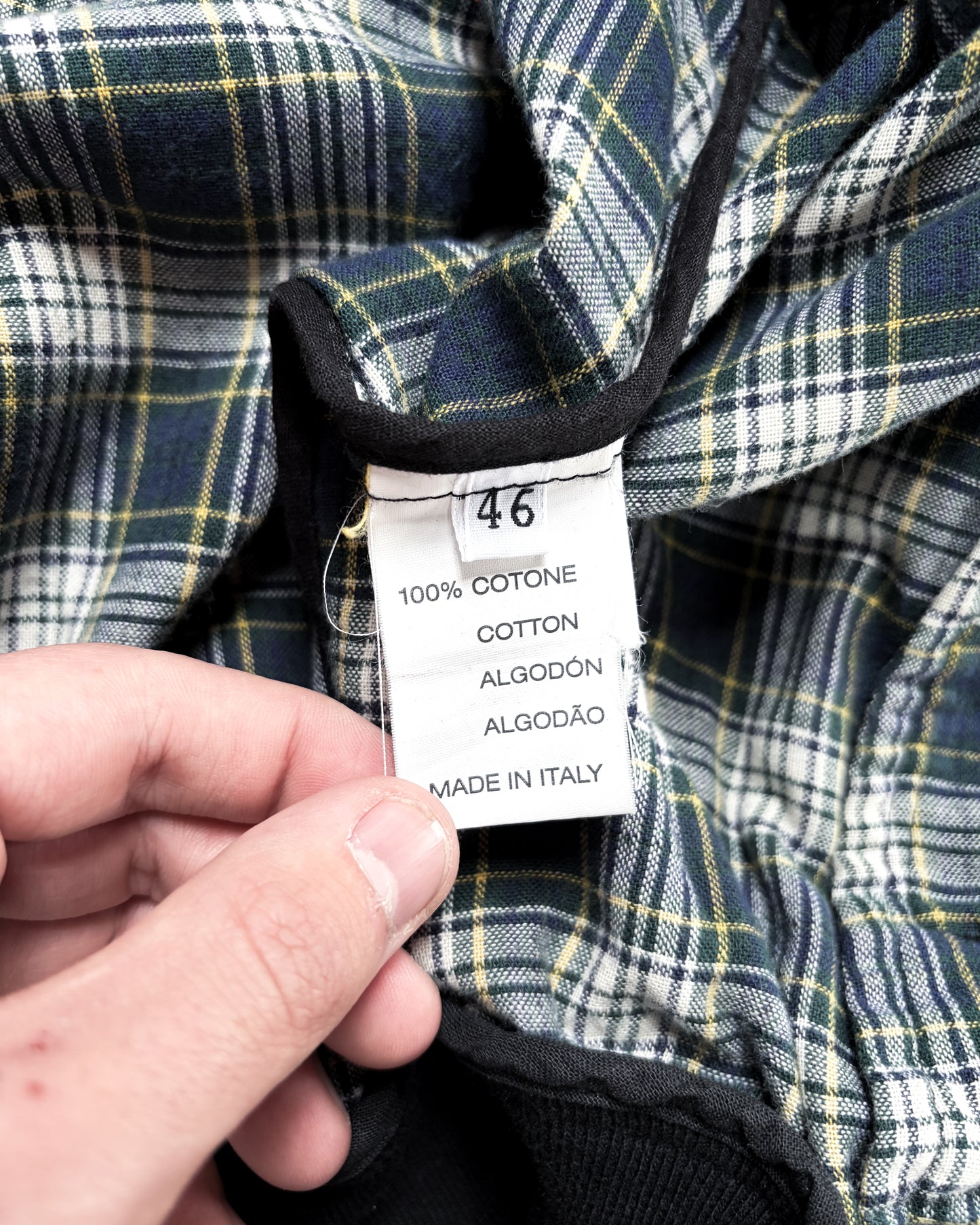 S/S05 PLAID DOUBLE LAYER BOMBER