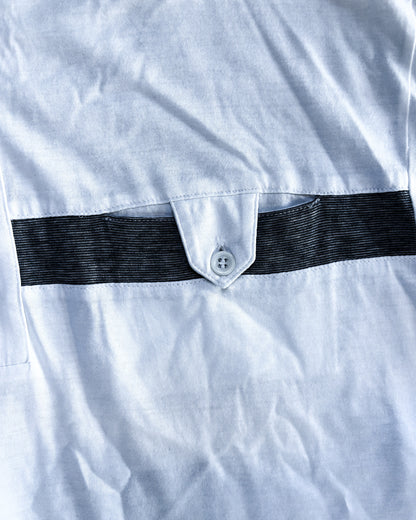 F/W09 WHITE MILITARY POLO