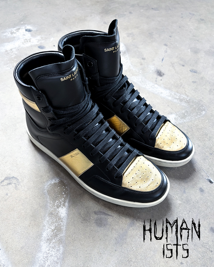 GOLD HIGH TOP SL10H SNEAKERS