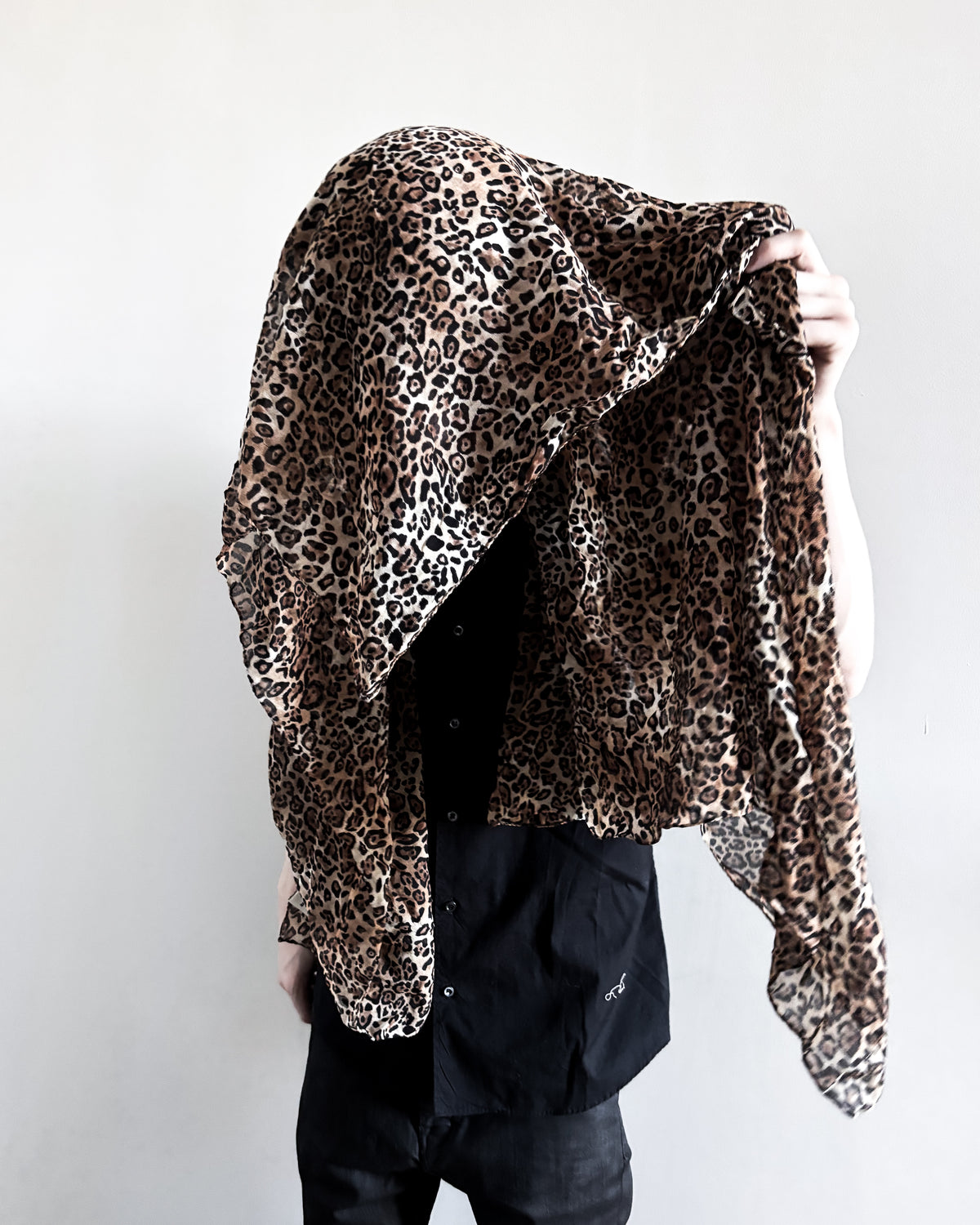 S/S16 LEOPARD WOOL SCARF
