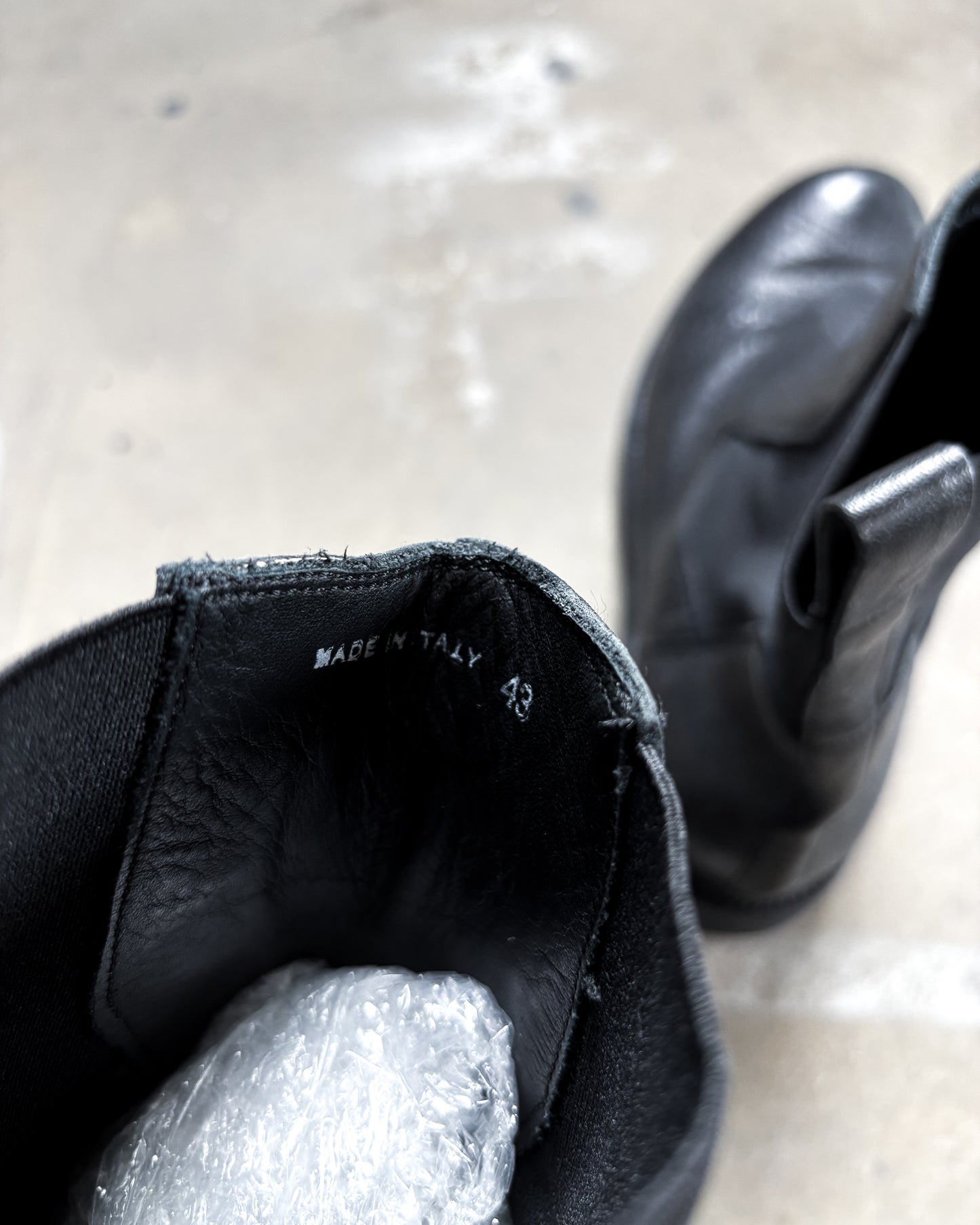 A/W10 “GLEAM” BLISTERED CREEPER BOOTS