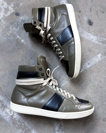 KHAKI HIGH TOP SL10H SNEAKERS