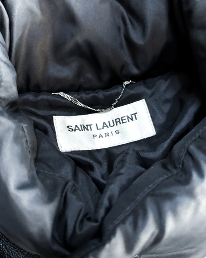F/W14 STUDDED LEATHER PUFFER JACKET