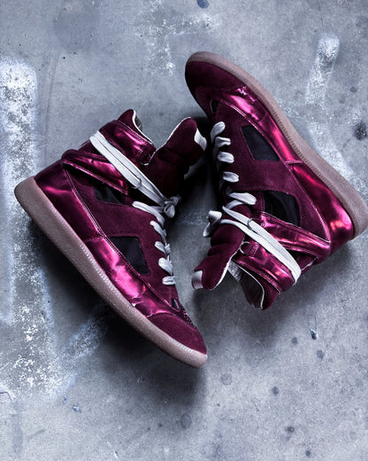 S/S15 METALLIC CUTOUT HIGH TOPS