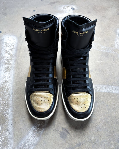 GOLD HIGH TOP SL10H SNEAKERS