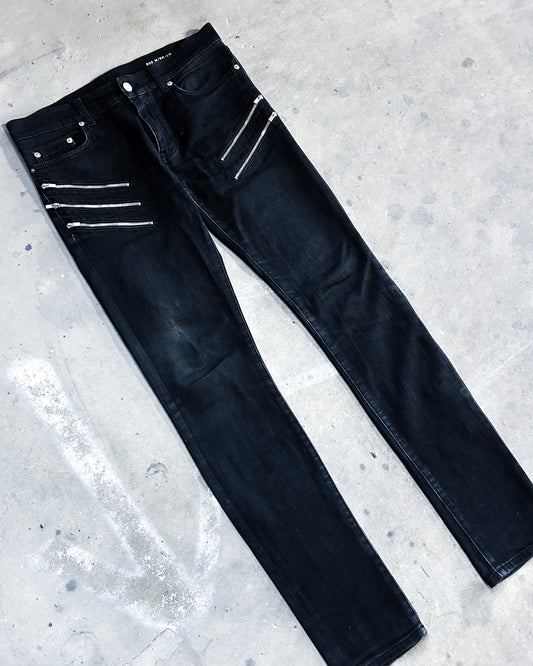 A/W15 HEDI SLIMANE FIVE ZIP DENIM
