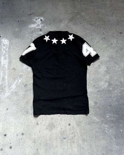 F/W17 WHITE STAR APPLIQUÉ BLACK 47 POLO