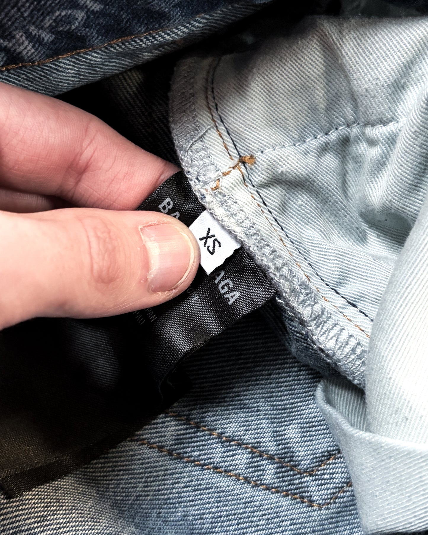 F/W22 MONOGRAM BAGGY DENIM