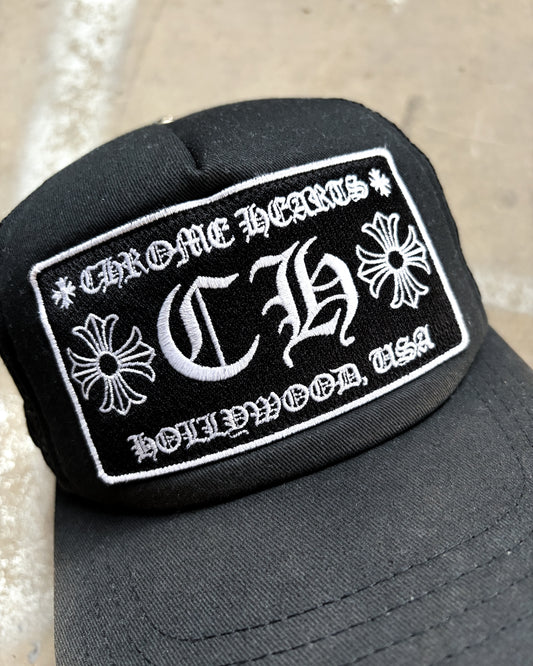 BLACK CH HOLLYWOOD CAP