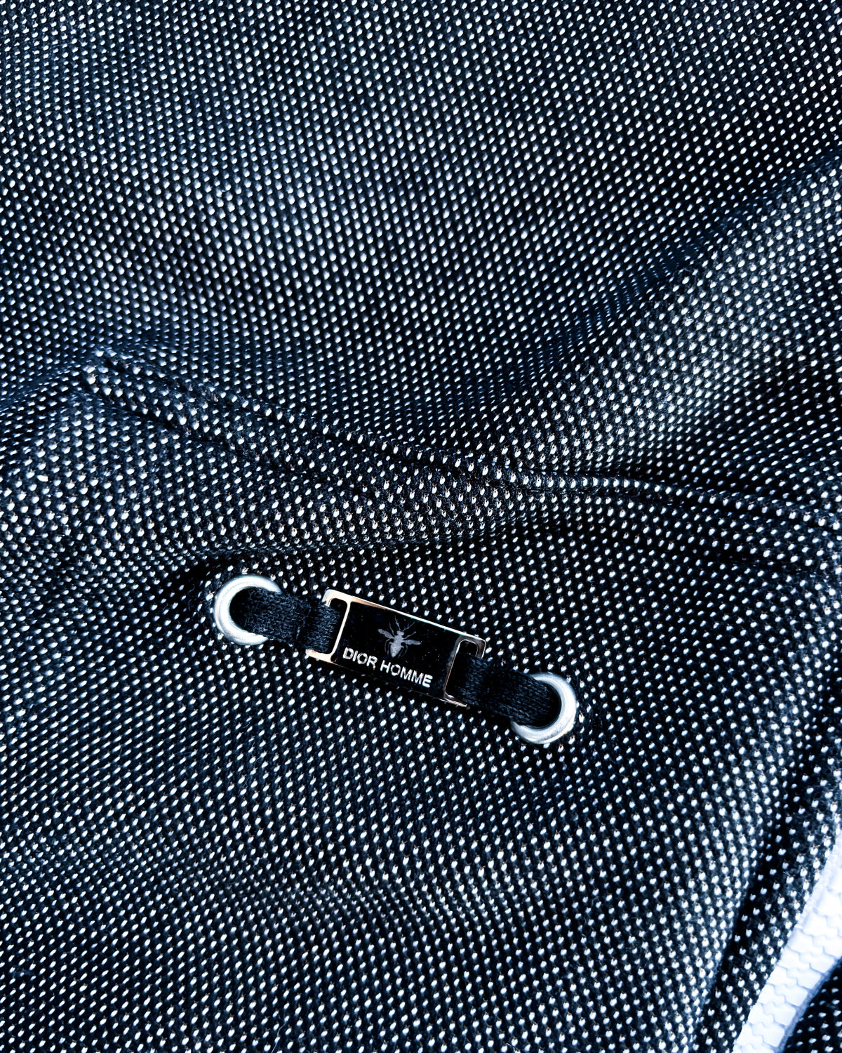 A/W10 HYBRID NET ZIP HOODIE