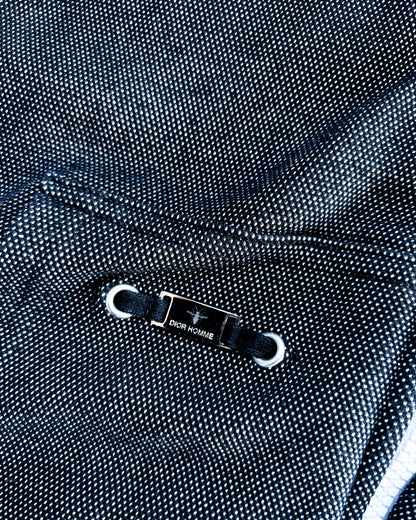 A/W10 HYBRID NET ZIP HOODIE