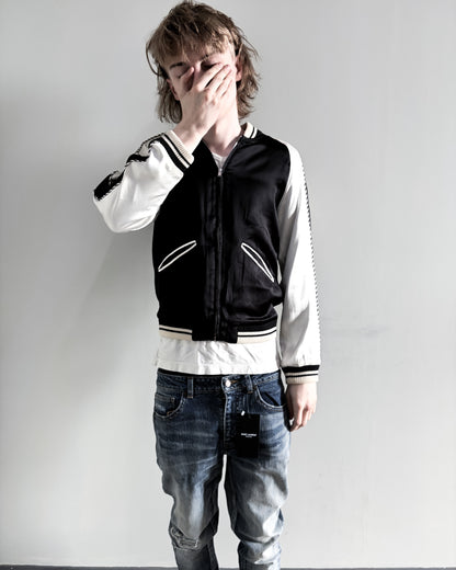 S/S14 BLOODLUSTER SATIN BOMBER JACKET