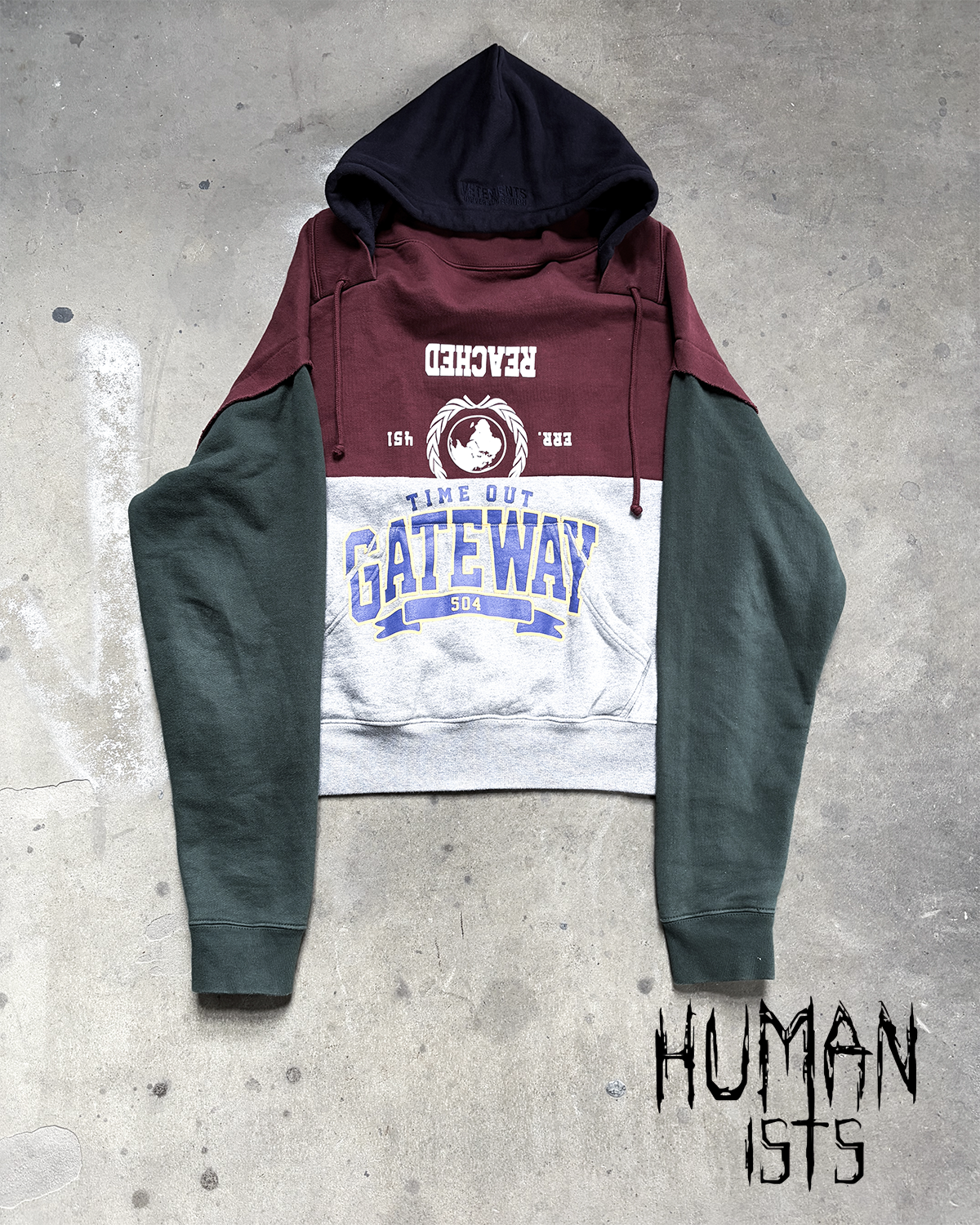 A/W19 BAD GATEWAY RECONSTRUCTED HOODIE