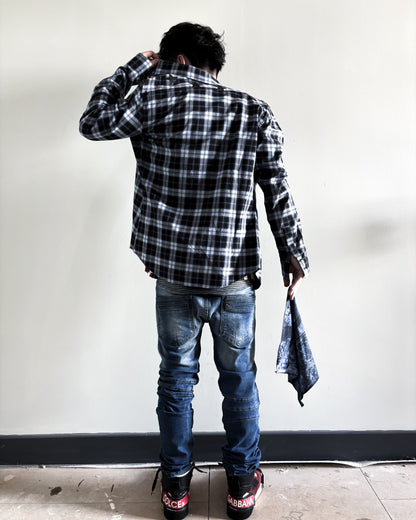 S/S15 BLUE STAR CHECKED SHIRT