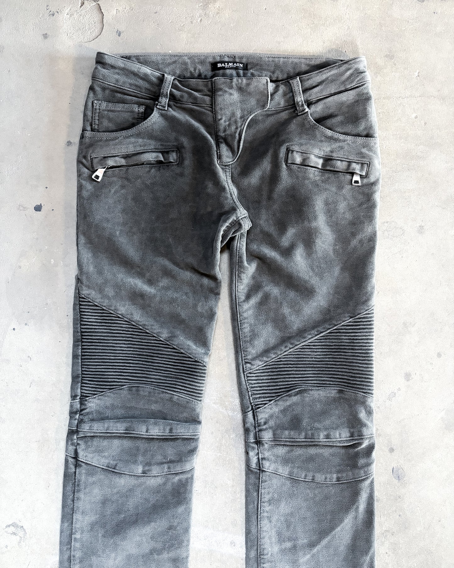 GREY MOLESKIN BIKERS BY DECARNIN