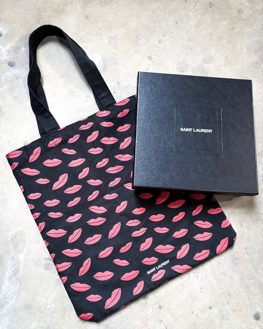 LIPS PRINT TOTE BAG