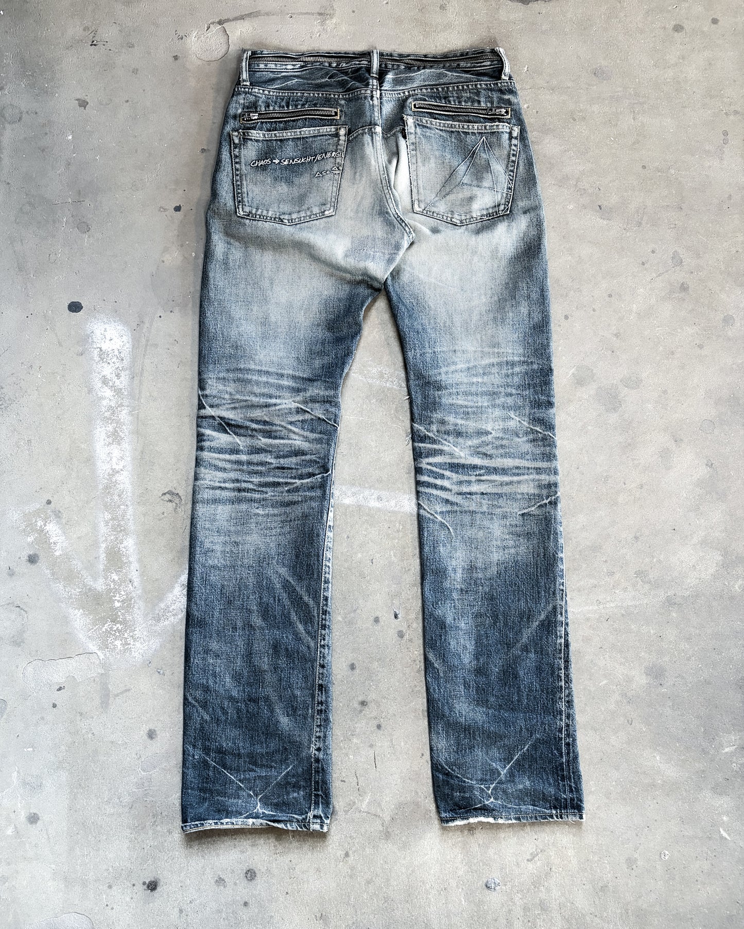 S/S07 CHAOS ZIPPER DENIM