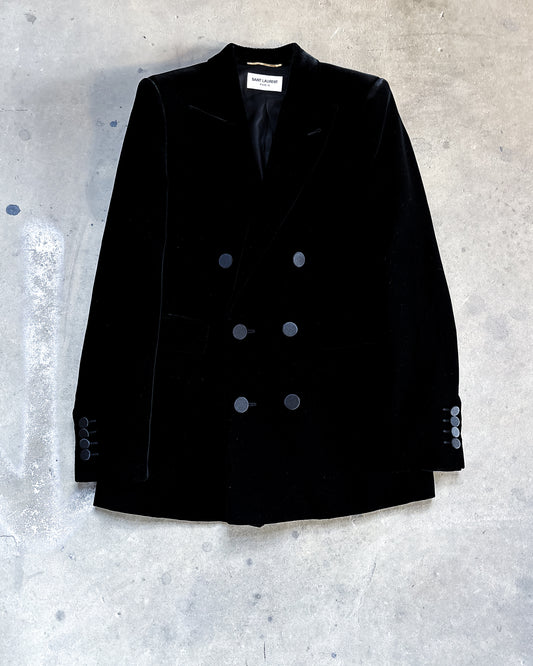 F/W20 DOUBLE BREASTED VELVET JACKET