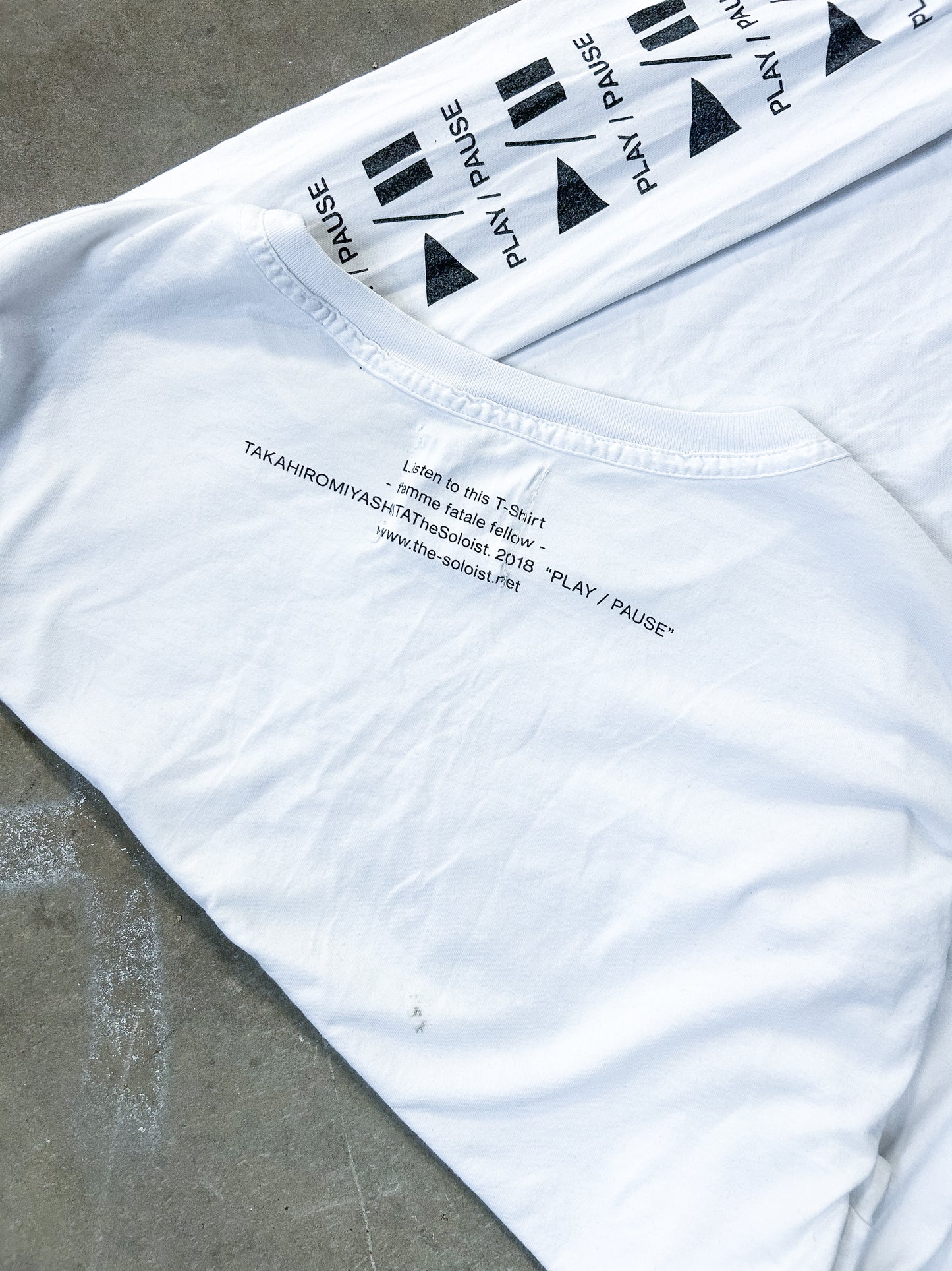 S/S18 PLAY/PAUSE LONGSLEEVE