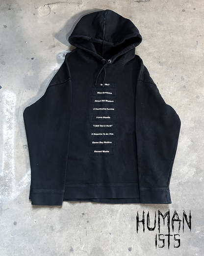 SS18 POEM PATCH HOODIE