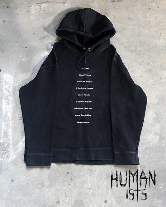 SS18 POEM PATCH HOODIE