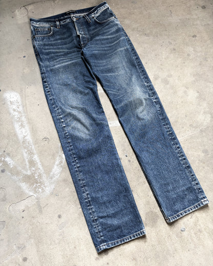 F/W18 BLUE STRAIGHT LEG DENIM
