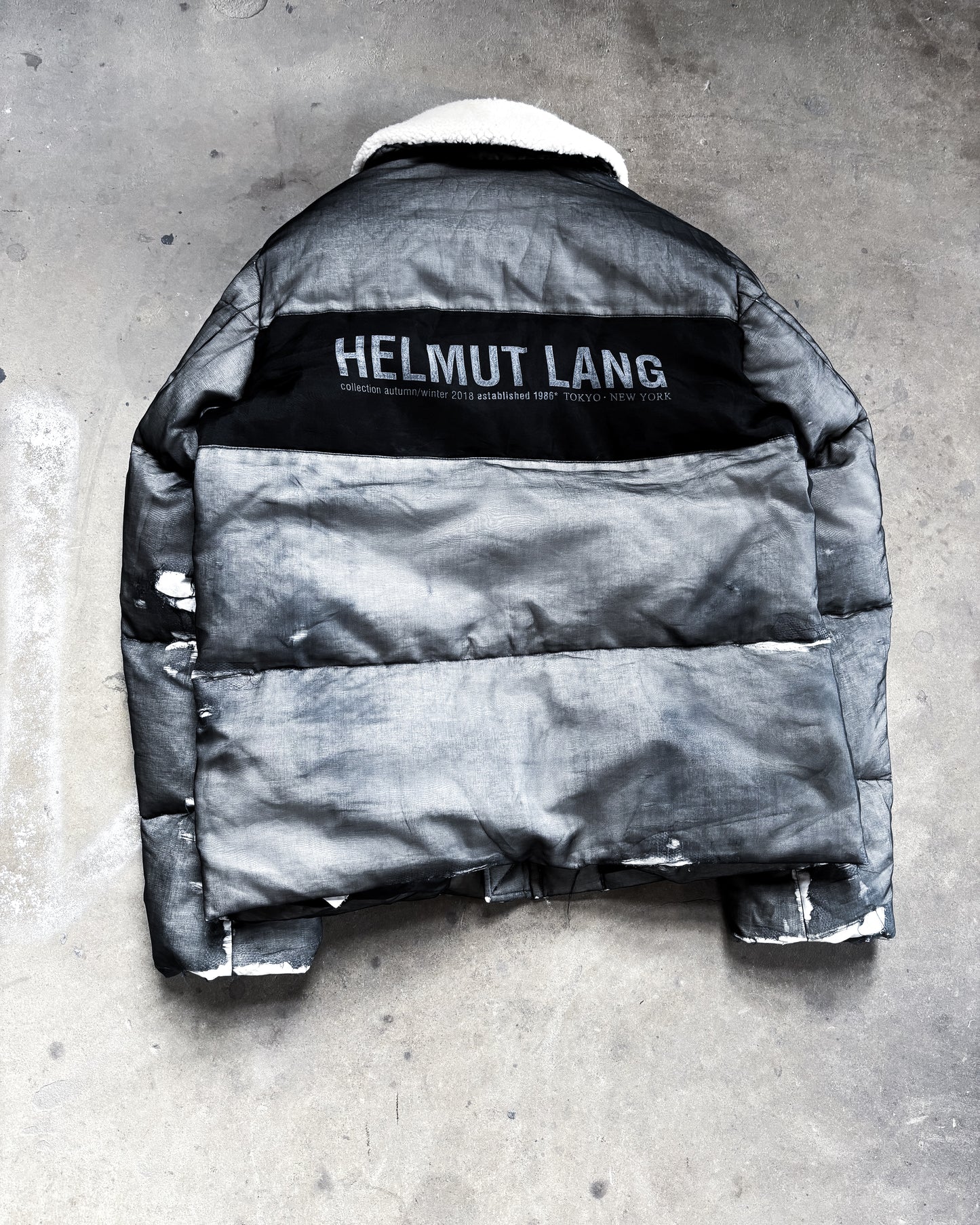 F/W18 GREY SILK NET ASTRO