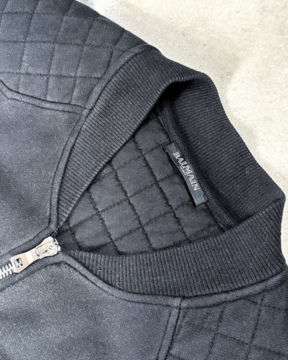 S/S14 BELTED CUFF BIKER QUILTED BOMBER