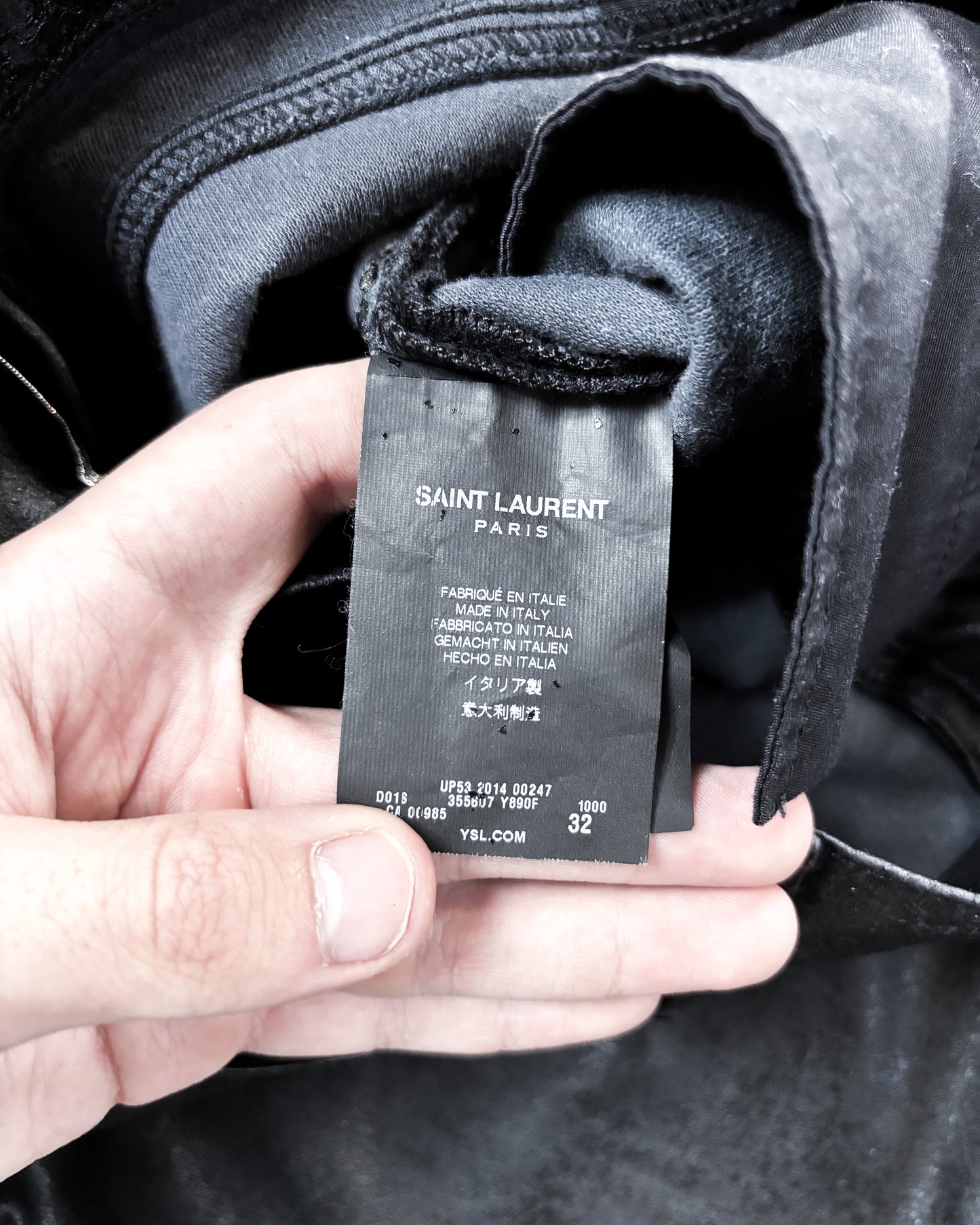 F/W14 VEGAN LEATHER PANTS