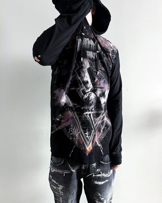A/W18 DISTRESSED GALAXY HOODIE