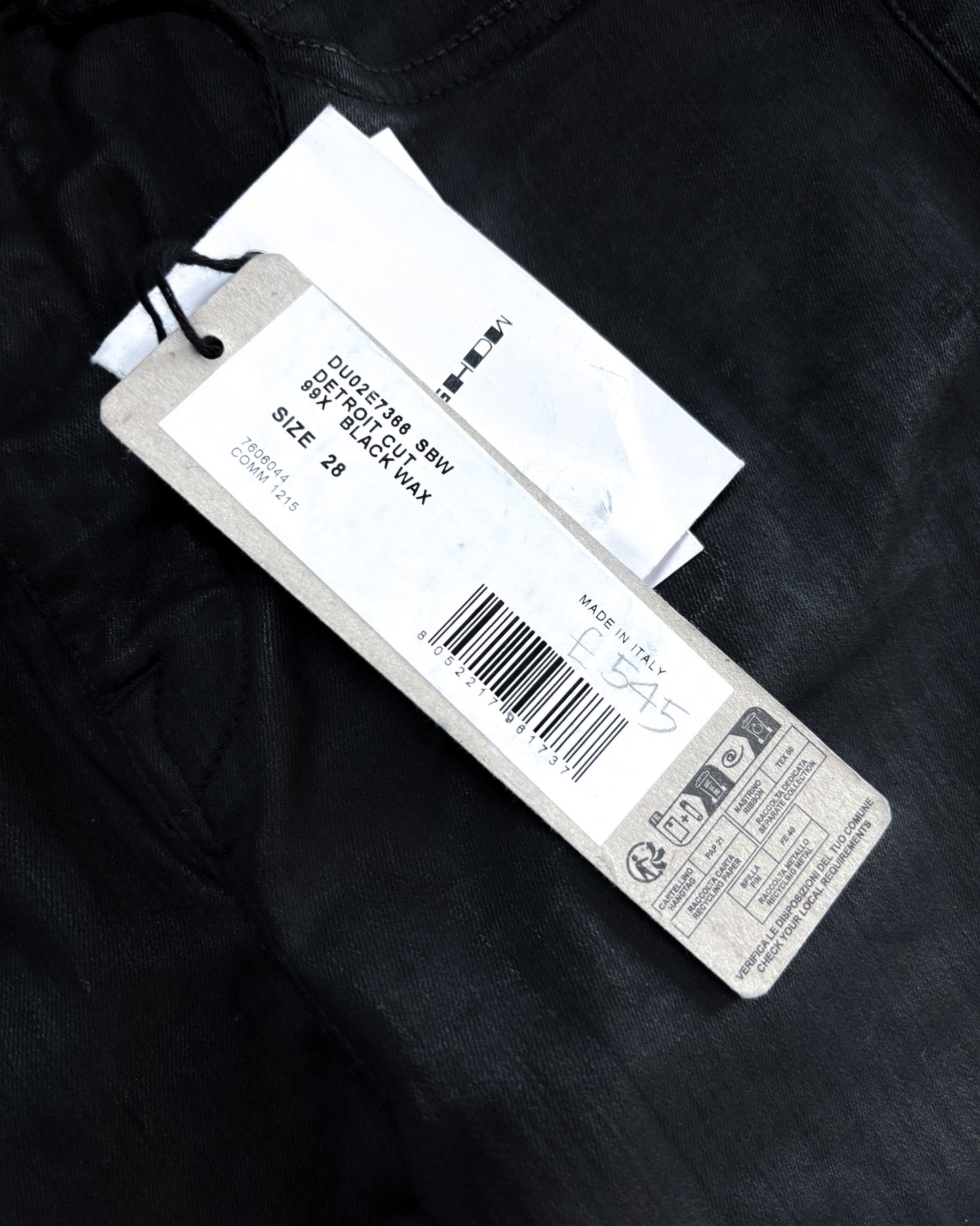 S/S26 ‘TEMPLE’ BLACK WAX DETROITS