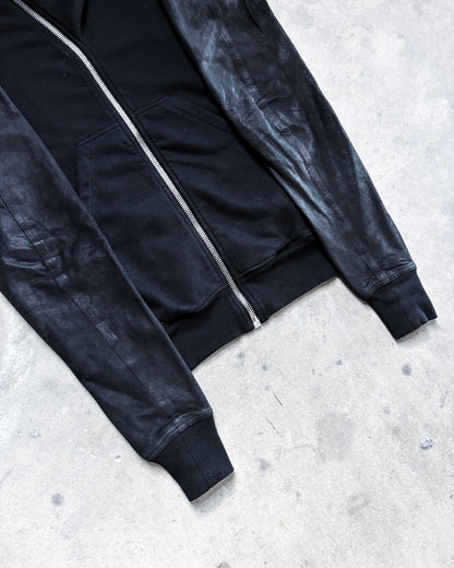 F/W16 LAMBSKIN SLEEVE MOUNTAIN HOODIE