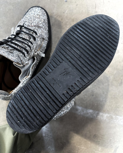 SILVER GLITTER KRISS HIGH TOP