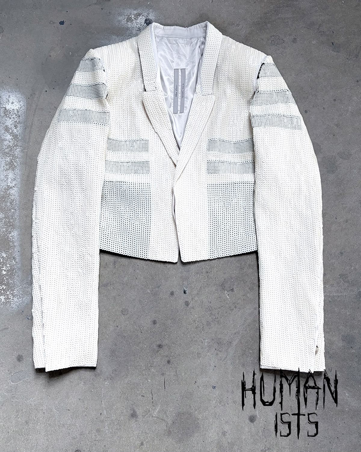 S/S20 CREAM SEQUIN BOMBER