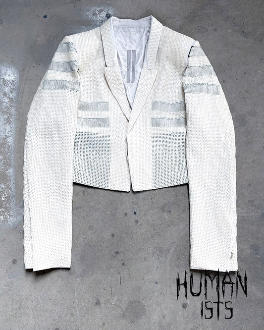S/S20 CREAM SEQUIN BOMBER