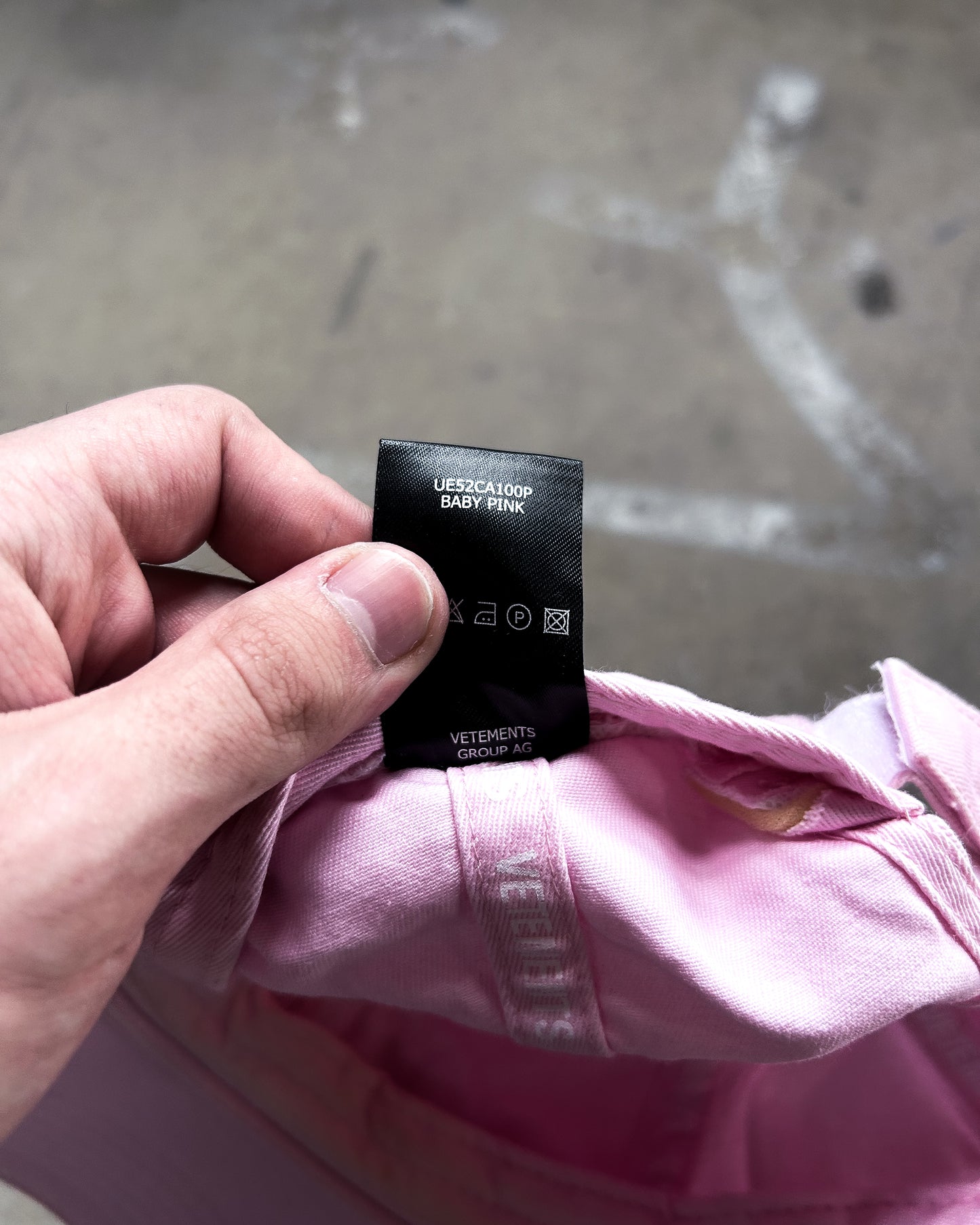 PINK LOGO CAP