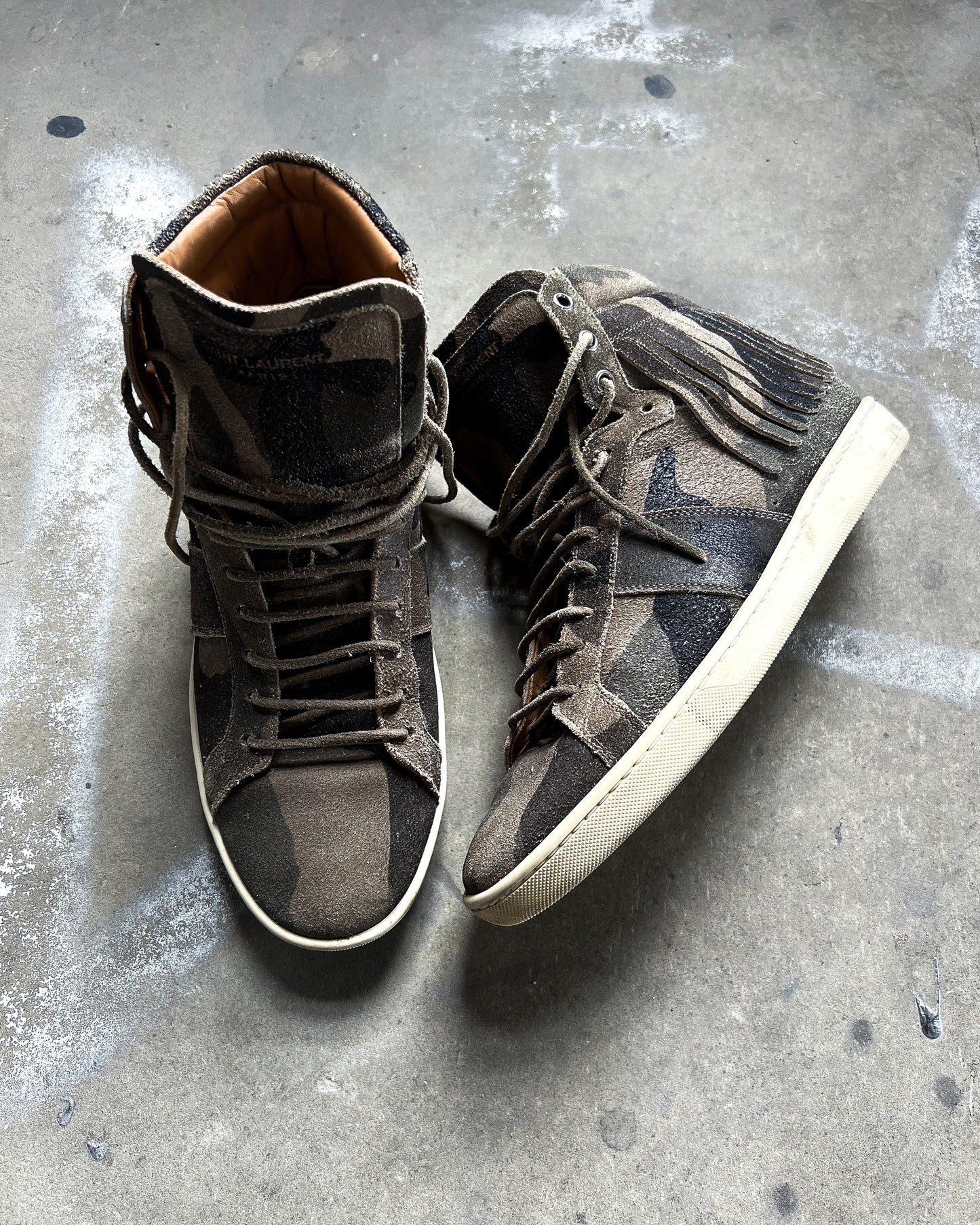 S/S16 FRINGE CAMO HIGH TOP SL10