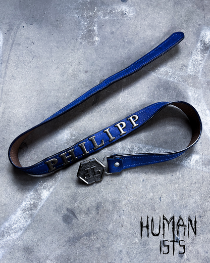 BLUE EMBELLISHED BELT